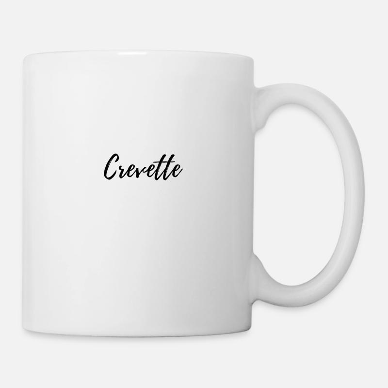 CREVETTE - Mug blanc - blanc