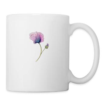 Blume - Tasse - Weiß - Rechts