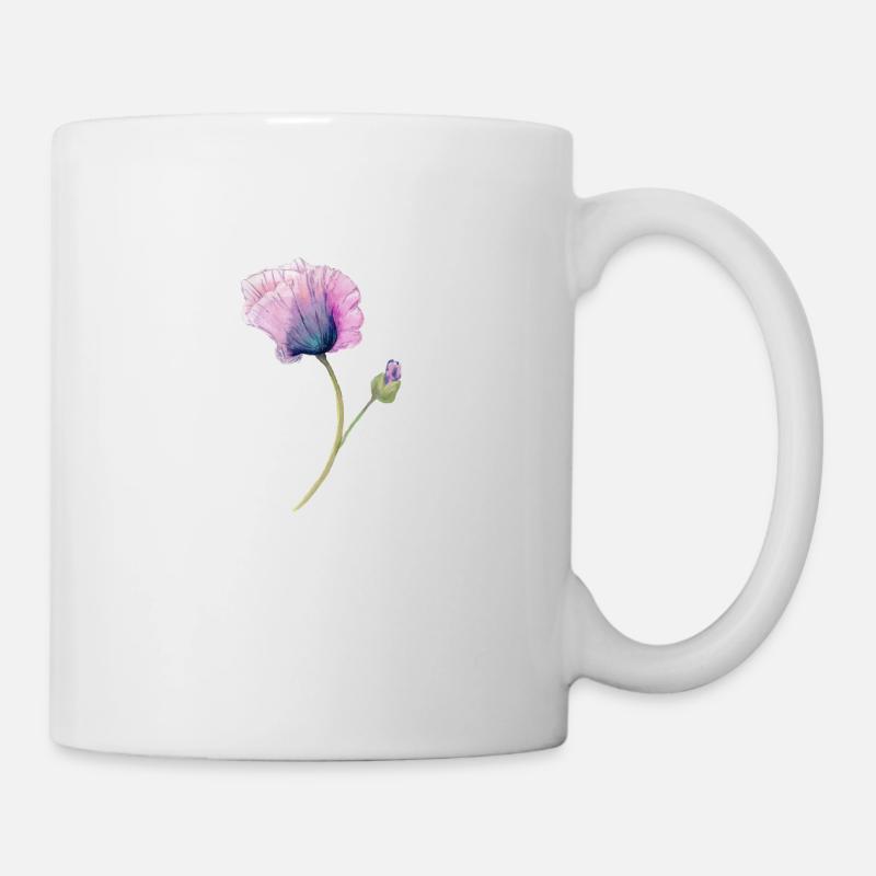 Blume - Tasse - Weiß