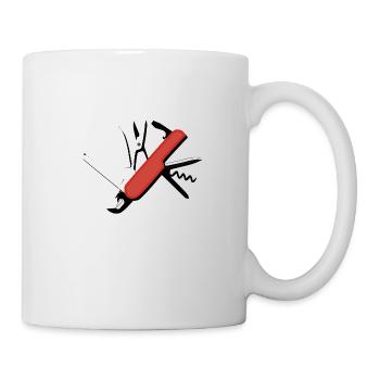 Taschenmesser - Tasse - Weiß - Rechts