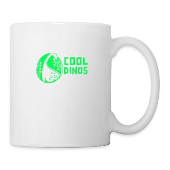 Brontosaurus Cool Dino Dinosaurier Geschenk - Tasse - Weiß - Rechts