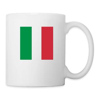 italien fahne - Tasse - Weiß - Rechts