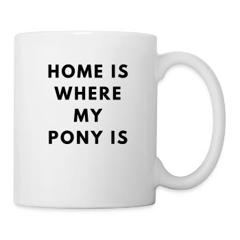 Pony Home - Tasse - Weiß - Rechts