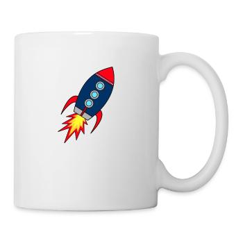Rocket * rocket launches - Mug - white - Right