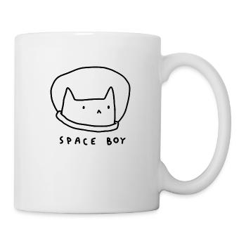 Space Boy Cat - Mug - white - Right