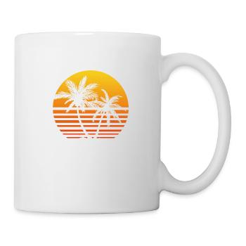 Palm sunset - Mug - white - Right
