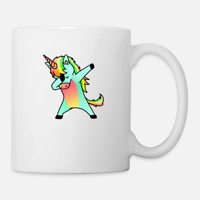 licorne cool - Mug blanc - blanc