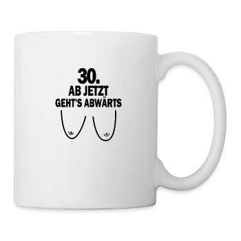 Cadeau d'anniversaire de 30 ans disant - Mug blanc - blanc - Droite