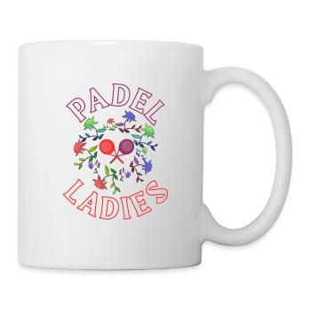 Filles de tennis padel - Mug blanc - blanc - Droite