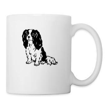 Cavalier King Charles Spaniel - Mug - white - Right