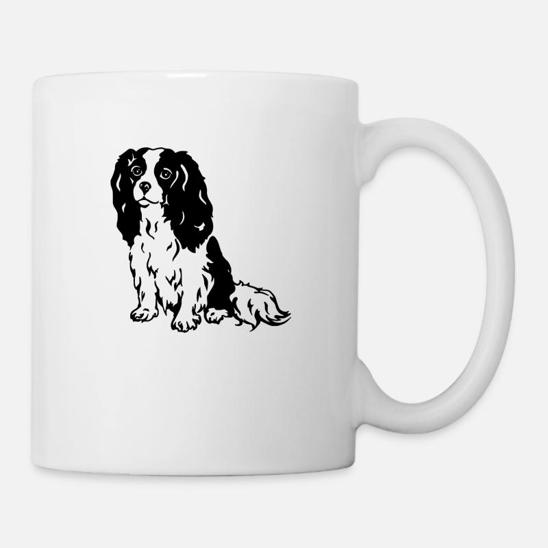 Cavalier King Charles Spaniel - Tasse - Weiß