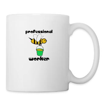 Bee, bees as professional workers - Mug - white - Right