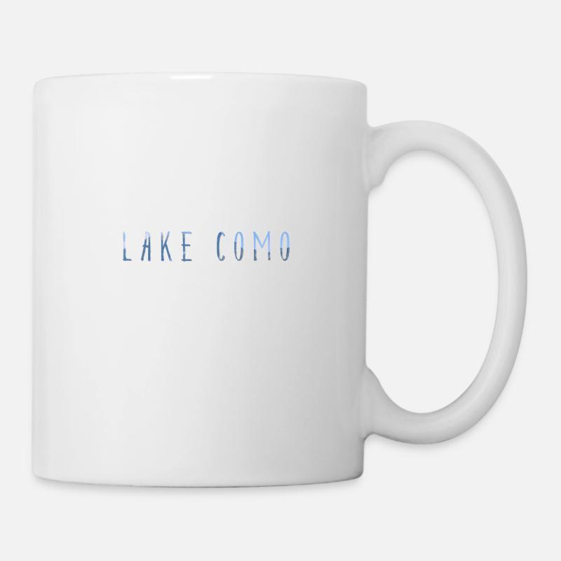 Lac de Côme - Design exclusif - Lac de Côme - Mug blanc - blanc