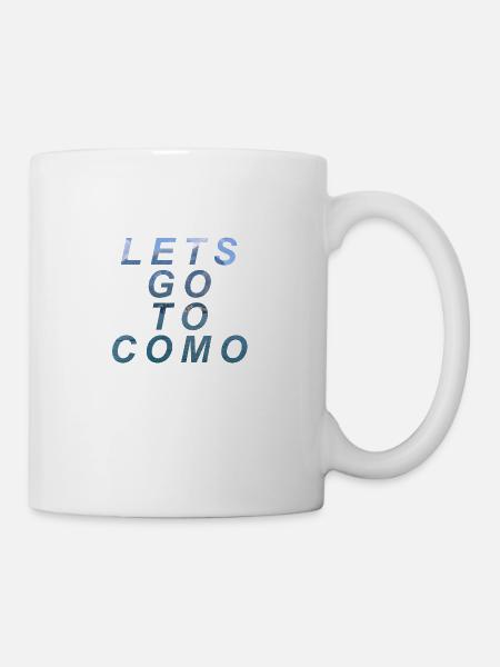 Lets Go To Como - Lake Como / Lake Como - Mug - white