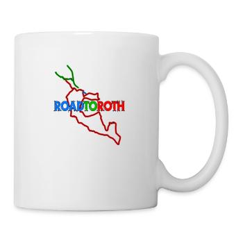 Road to Roth - Tasse - Weiß - Rechts