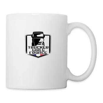 Trucker Girls France Logo - Tasse - Weiß - Rechts