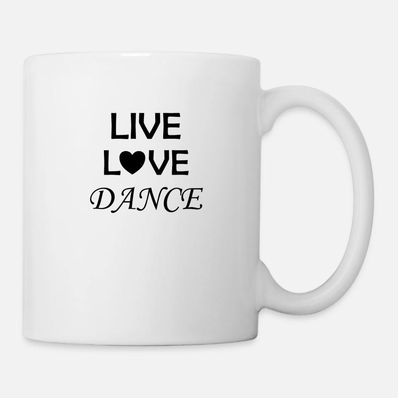 Tanzen Hobby Spruch Ballett Line Dance Breakdance - Tasse - Weiß