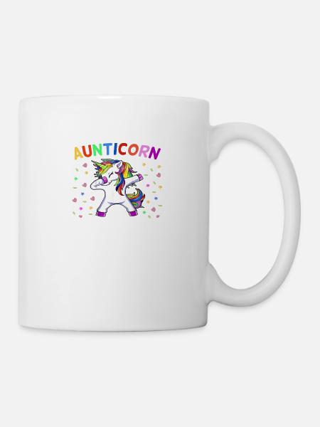 Aunticorn als een normale tante, alleen meer geweldig - Kop/krus - hvid