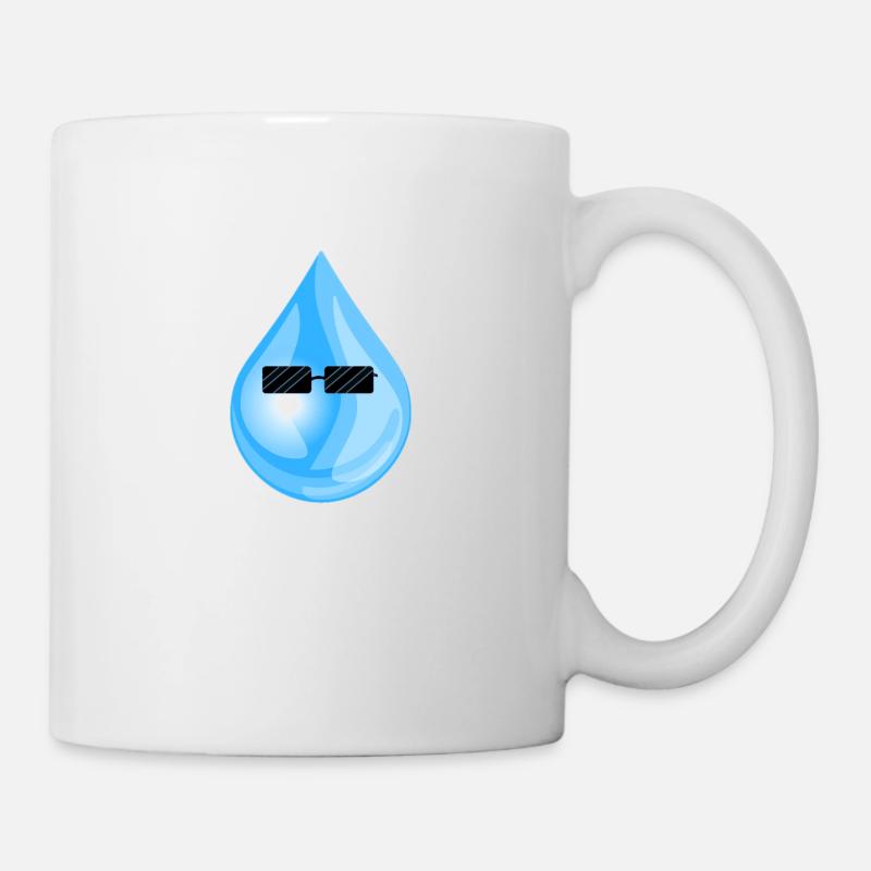 Tropfen - Tasse - Weiß