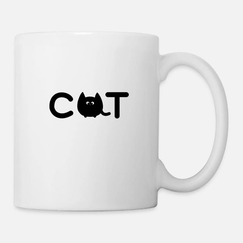 Katze Katze - Tasse - Weiß