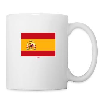 DRAPEAU ESPAGNE - Mug blanc - blanc - Droite