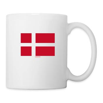 DRAPEAU DANEMARK - Mug blanc - blanc - Droite