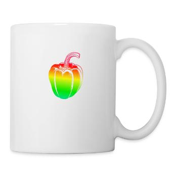 Poivron 3 en 1 - Mug blanc - blanc - Droite