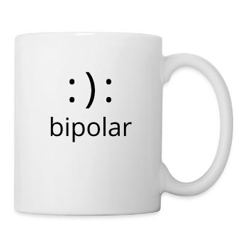 bipolar - Tasse - Weiß - Rechts