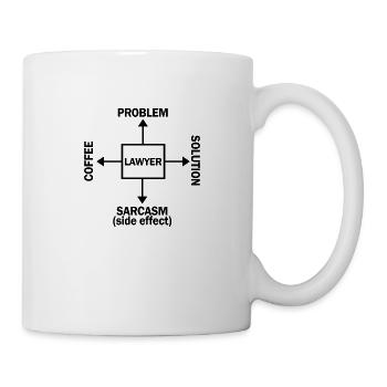 Lawyer Jura Saying Funny Gift - Mug - white - Right