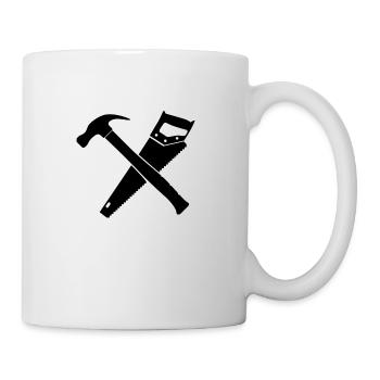 Marteau et sciagesDesign - Mug blanc - blanc - Droite