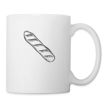 Baguette design - Mug - white - Right