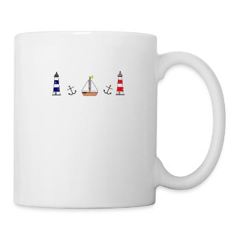 Ancre pour voilier Maritim Lighthouse - Mug blanc - blanc - Droite