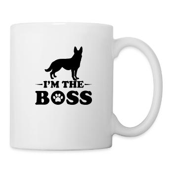 I am The Boss Dog Dog Owners Chef Dog Funny - Mug - white - Right