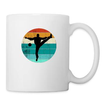 Handballtorwart Retro Vintage Design - Tasse - Weiß - Rechts