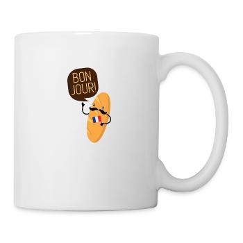 Bon Jour Baguette France French - Mug blanc - blanc - Droite