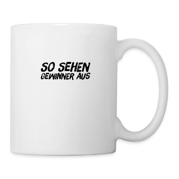 wir sind die Gewinner - Tasse - Weiß - Rechts