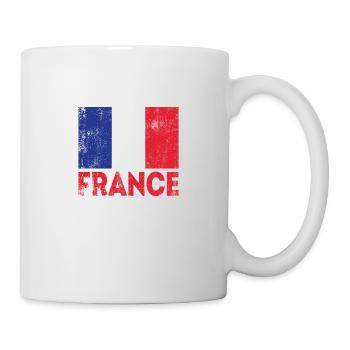 Cadeau drapeau France France drapeau - Mug blanc - blanc - Droite