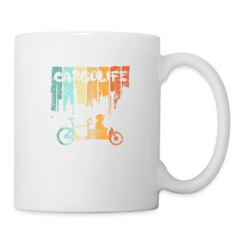 Cargo Bike Child Cargobike Bicycle Climate Change - Mug - white - Right