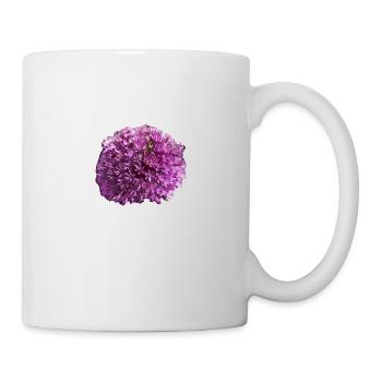 fleurs mauves - Mug blanc - blanc - Droite