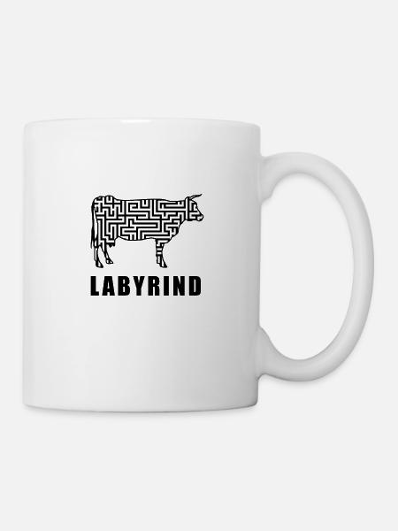 Labyrind - Tasse - Weiß