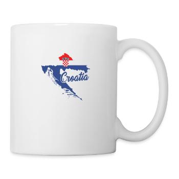 Croatia | Balkan Croatian Croatian flag gift - Mug - white - Right