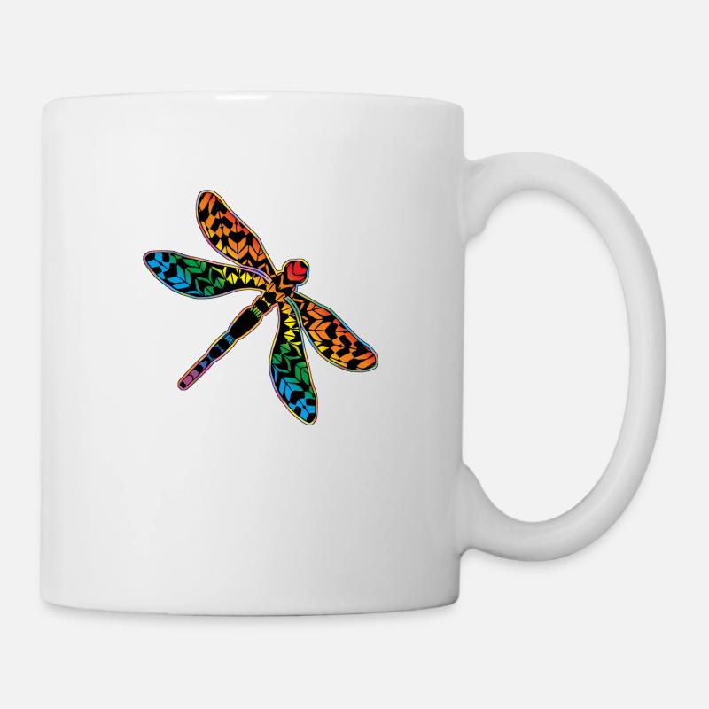 Libelle - Tasse - Weiß
