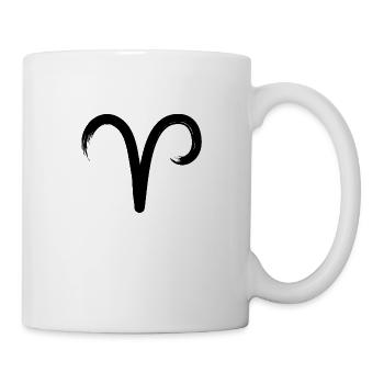 Zodiac aries zodiac signs - Mug - white - Right