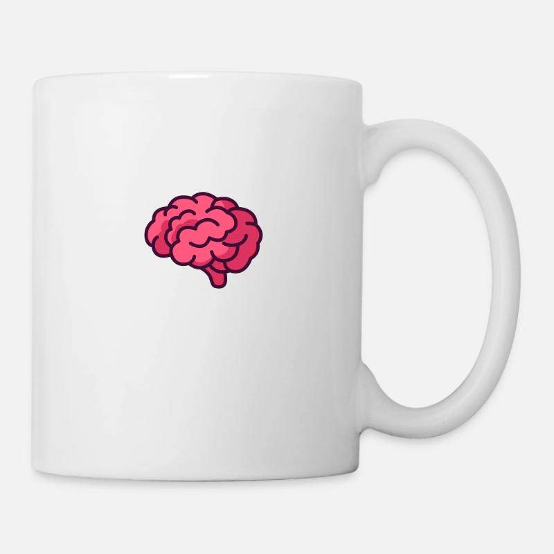 Gehirn - Tasse - Weiß