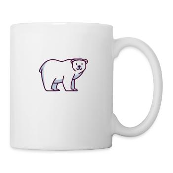 Ours polaire - Mug blanc - blanc - Droite