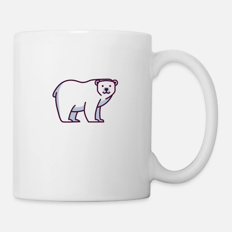 Eisbär - Tasse - Weiß