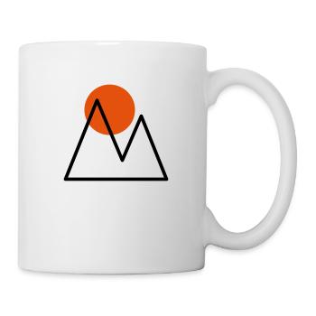 Natural - Bergunterdung - Tasse - Weiß - Rechts