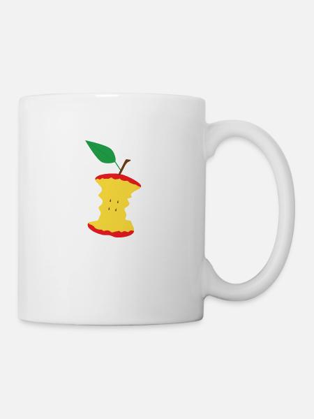 Apfel - Tasse - Weiß