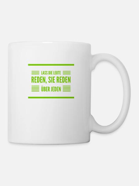 Klatsch und Tratsch - Tasse - Weiß
