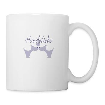 Hundeliebe - Tasse - Weiß - Rechts